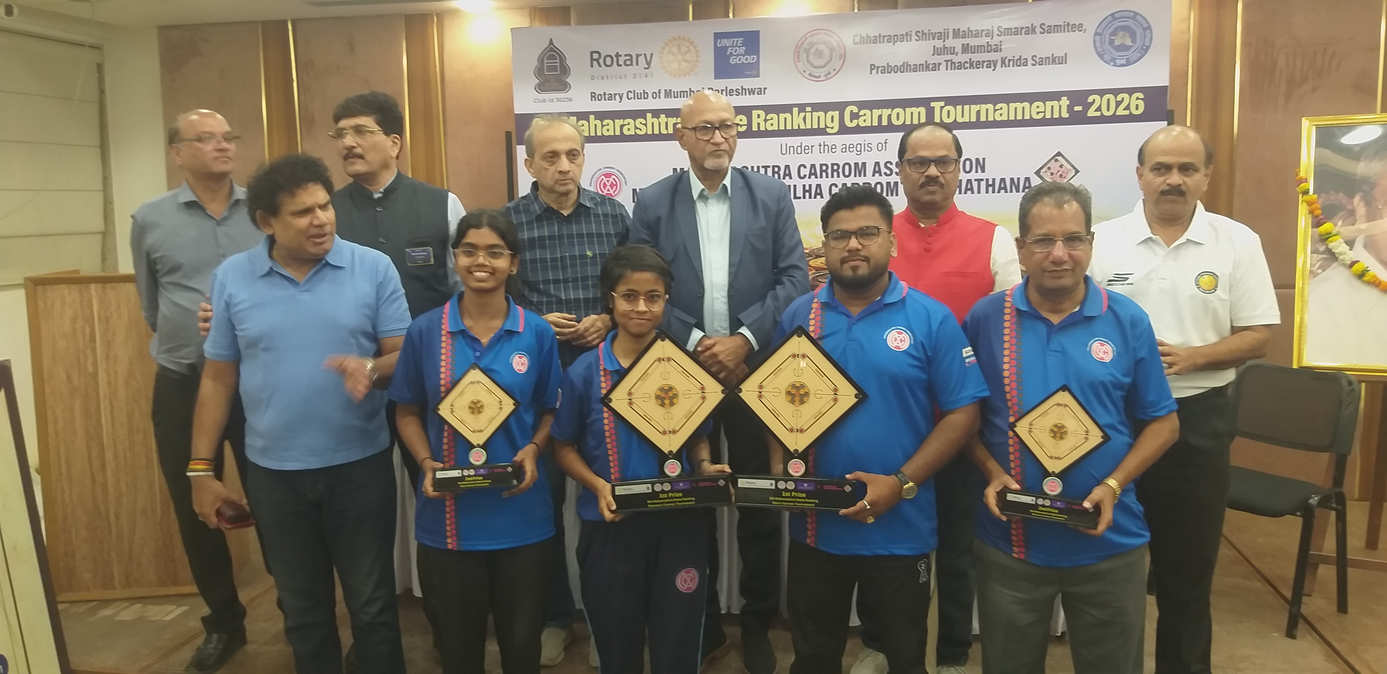 6th Rotary Club of Mumbai Parleshwar State Ranking Carrom Tournament 2026-27